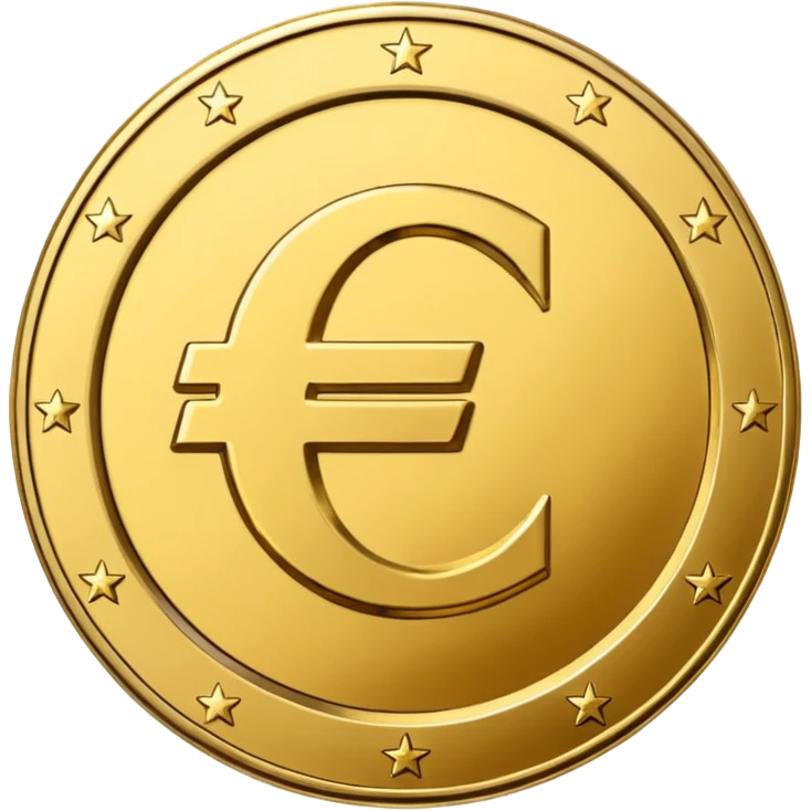 euro coin emoji