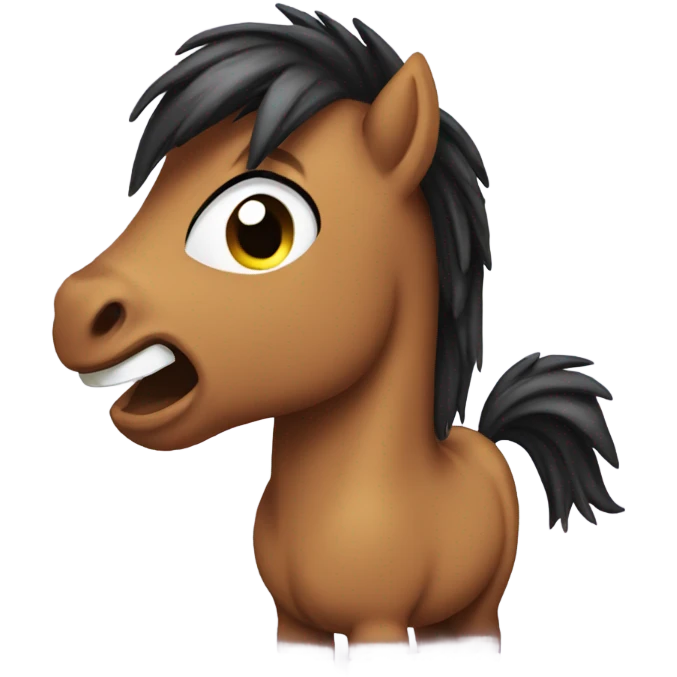 Pony losing  emoji
