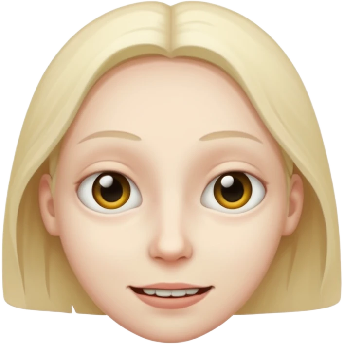 create an ugly and creepy one to make someone cringe emoji