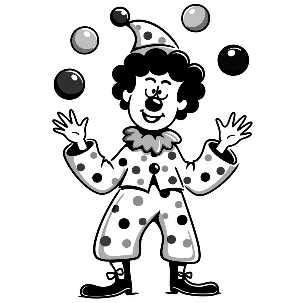bright clown emoji