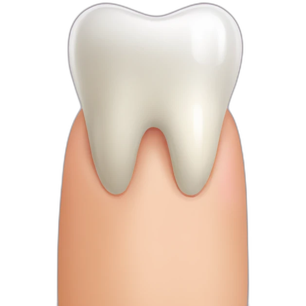 teeth for fingernails emoji