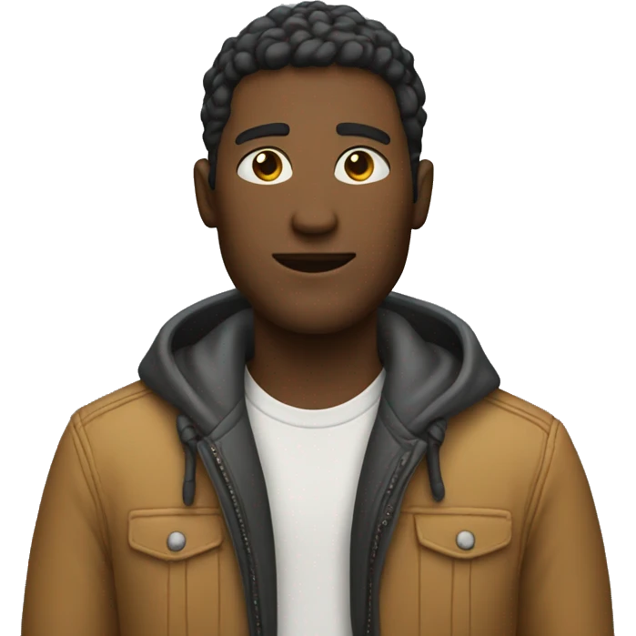 dude wearing a jacket emoji