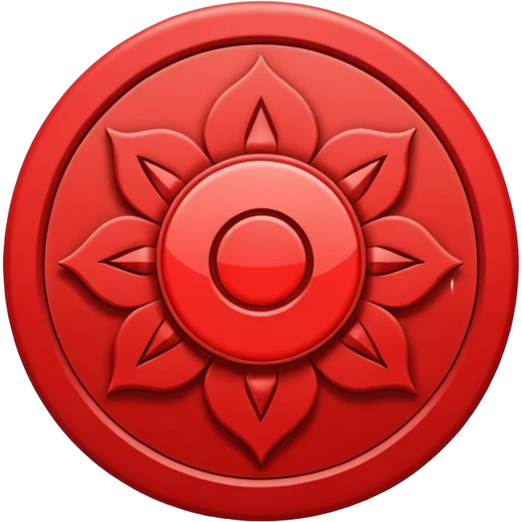 Pretty Root chakra symbol emoji
