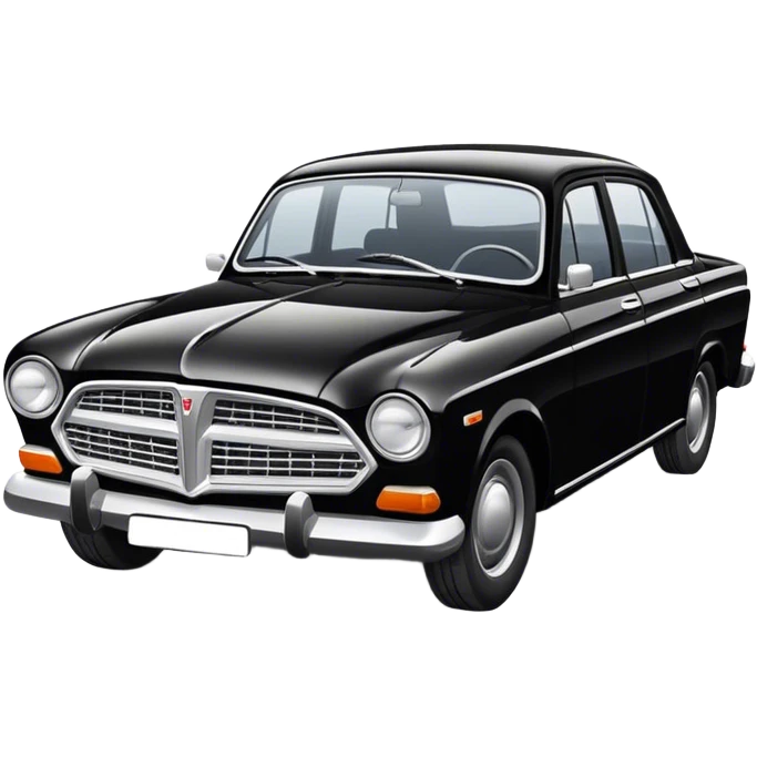 BLACK CAR VOLGA GAZ-24 emoji