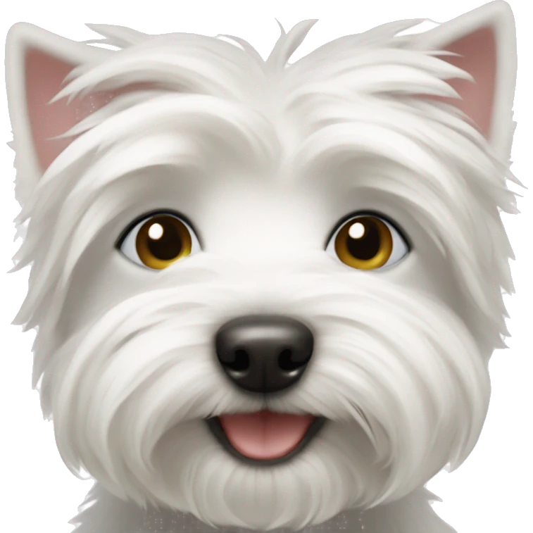 Westie puppy emoji
