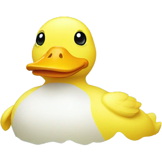 yellow bathduck emoji