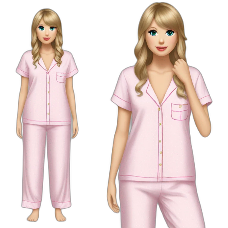 Taylor swift pyjamas emoji