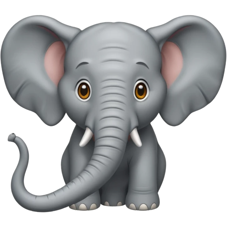 Elephant facing right side emoji