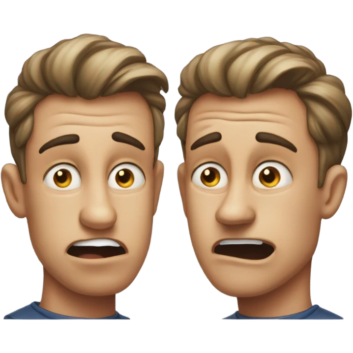 man with bad breath emoji