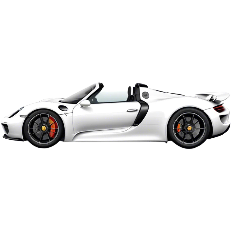Porsche 918 Spyder - Porsche (Model Year: 2021) (Iconic colour: White) emoji