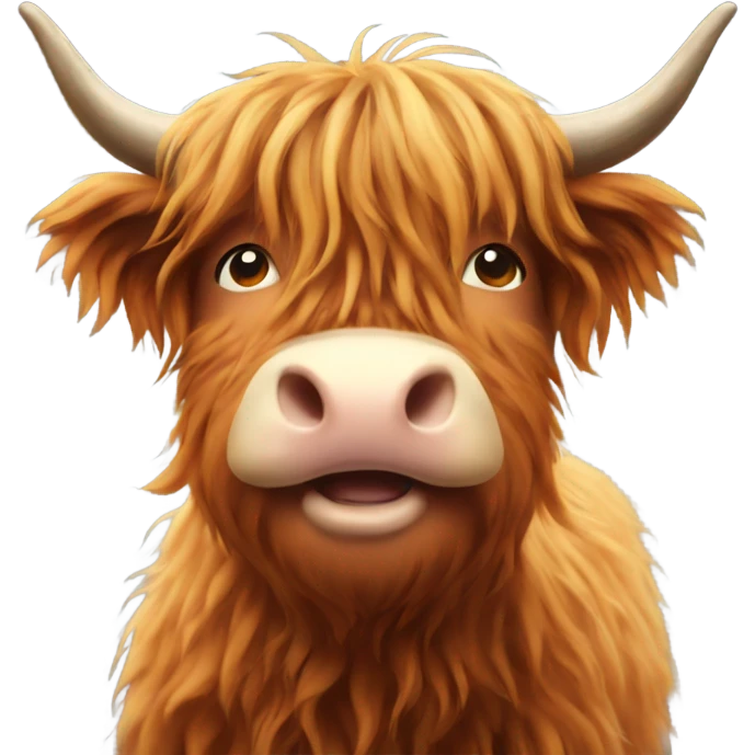 Highland cow emoji