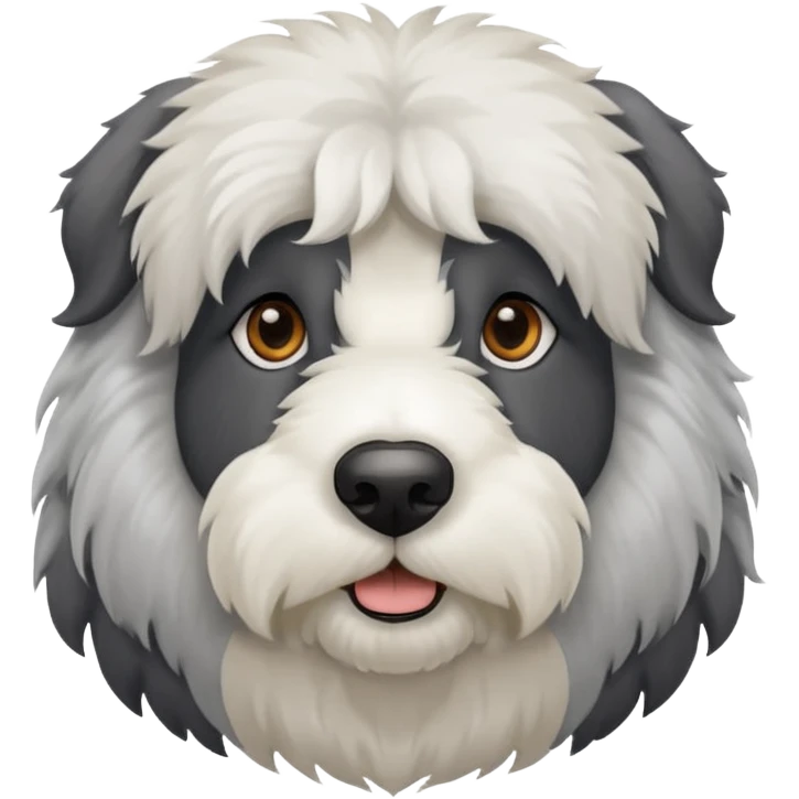 Perro viejo pastor inglés emoji