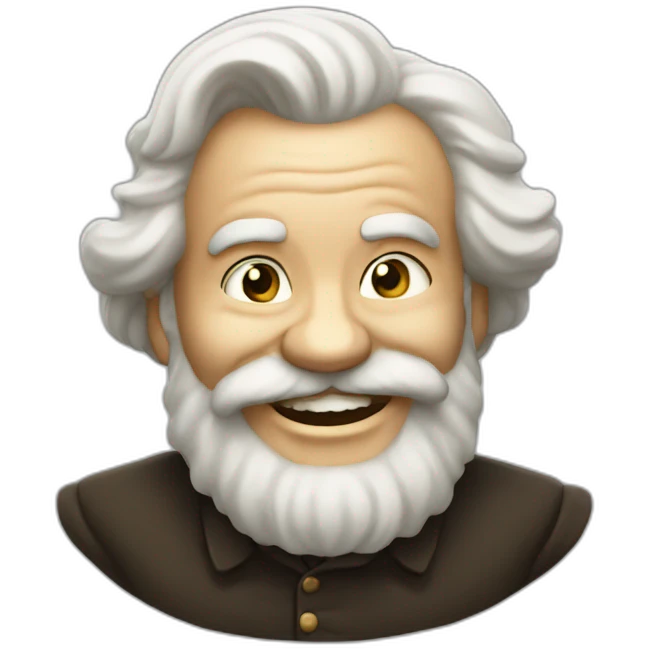 Marx laughting emoji