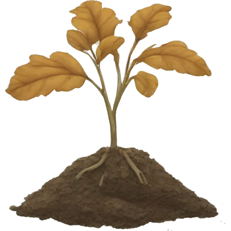 dried up plant emoji