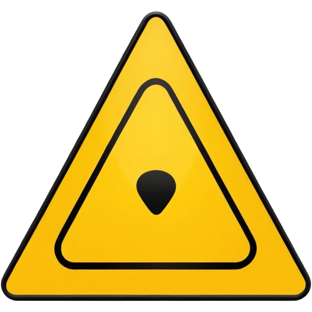 panneau attention  emoji