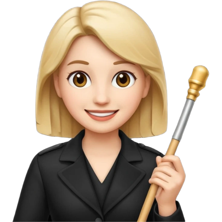 Female music conductor emoji emoji