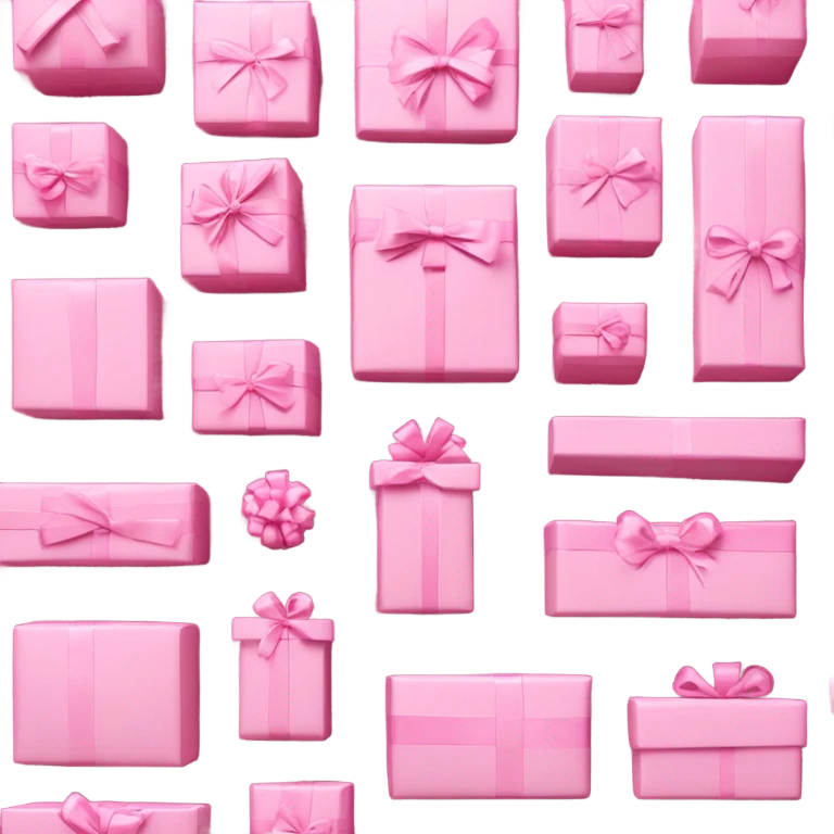 Pink presents  emoji