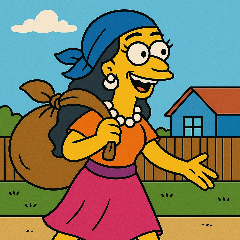 She lived a gypsy lifestyle, always moving from one city to another. emoji