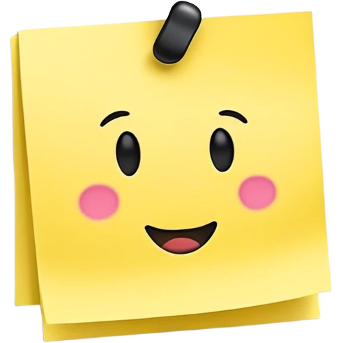 sticky note emoji