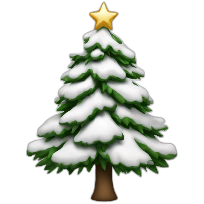 arbol de navidad blanco emoji