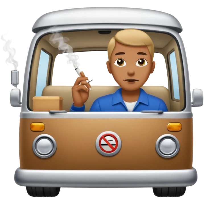Transporter t6 smoking a joint emoji