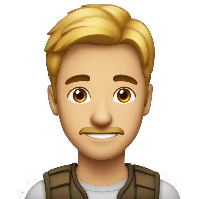 Каричнивый пудель emoji