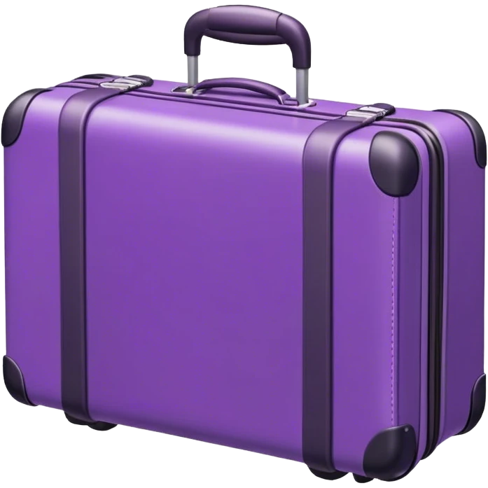 Purple suitcase  emoji