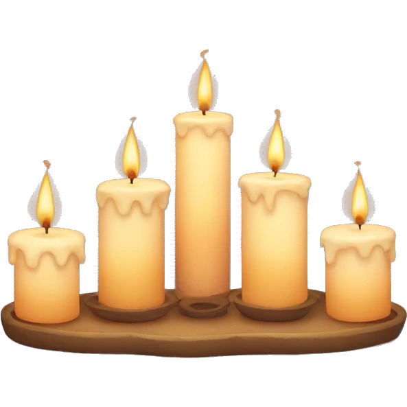 candles cozy emoji