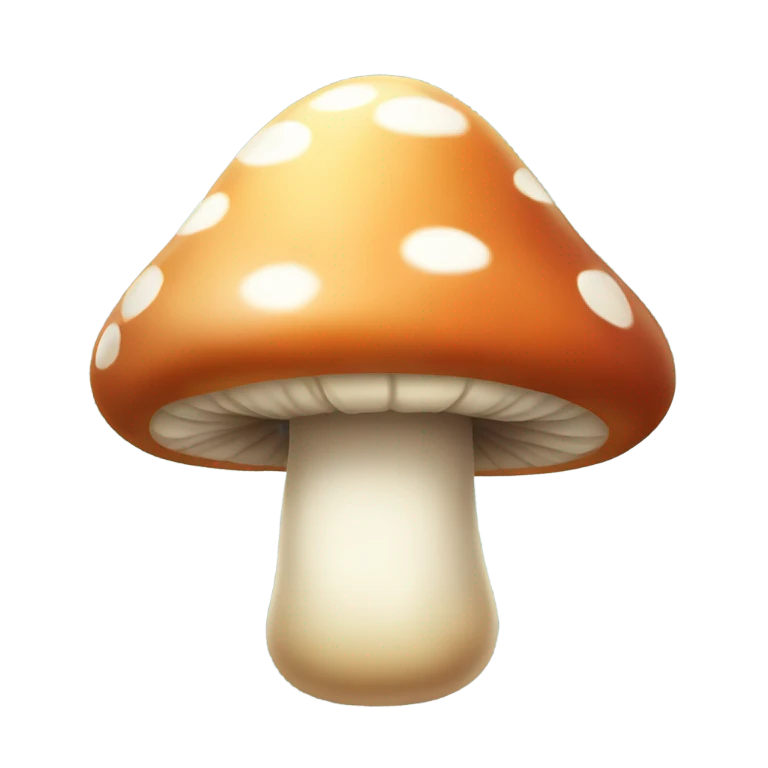 Cute mushroom  emoji