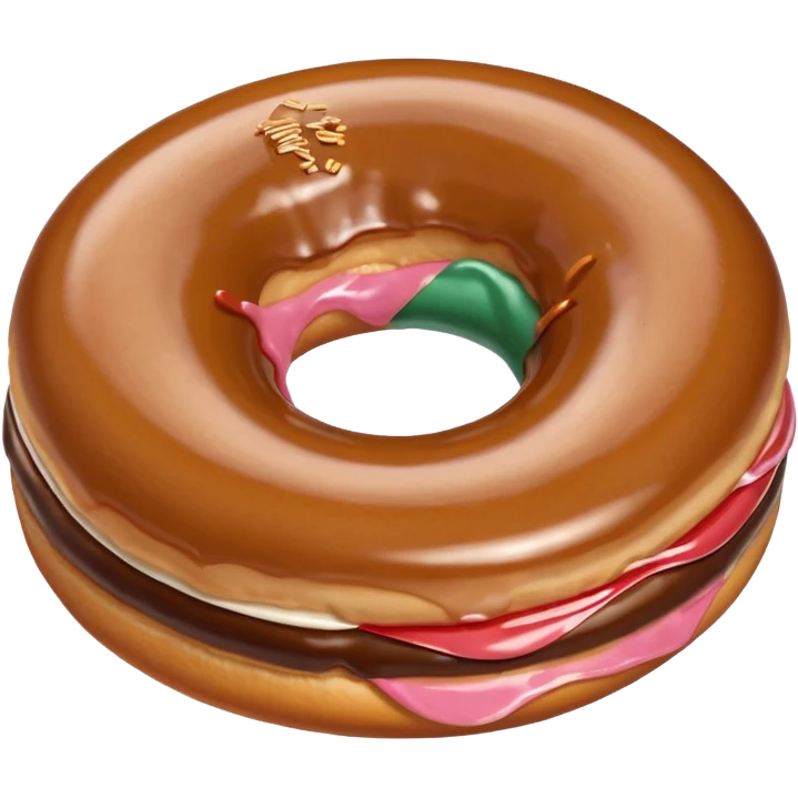 Krispy kreme glazed donut emoji
