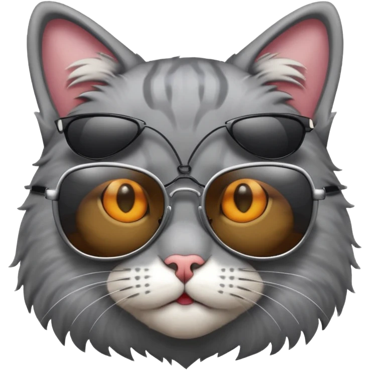 Cat wearing sunglasses emoji