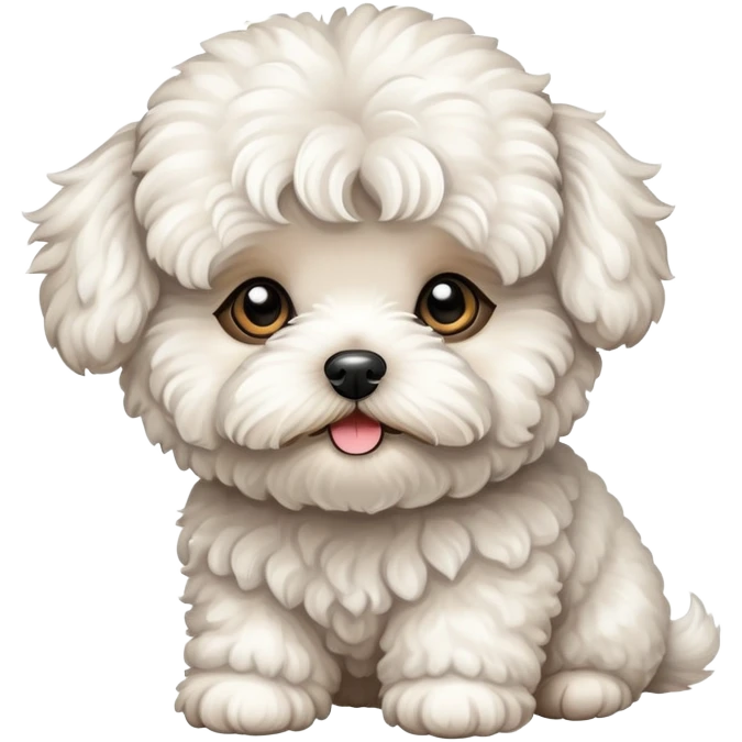 white maltipoo emoji