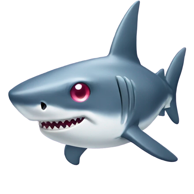 shark with heart shaped eye emoji