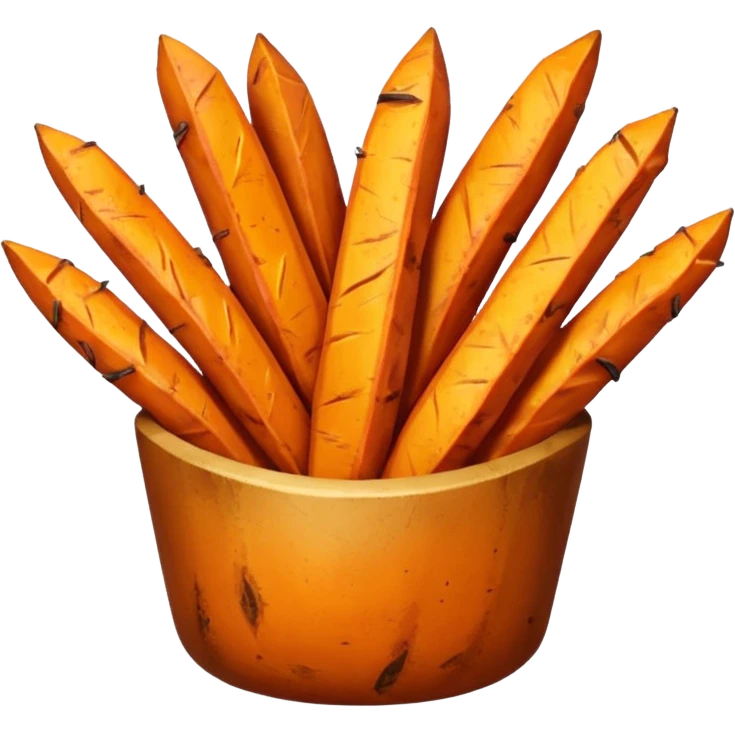 Sweet potato fries emoji