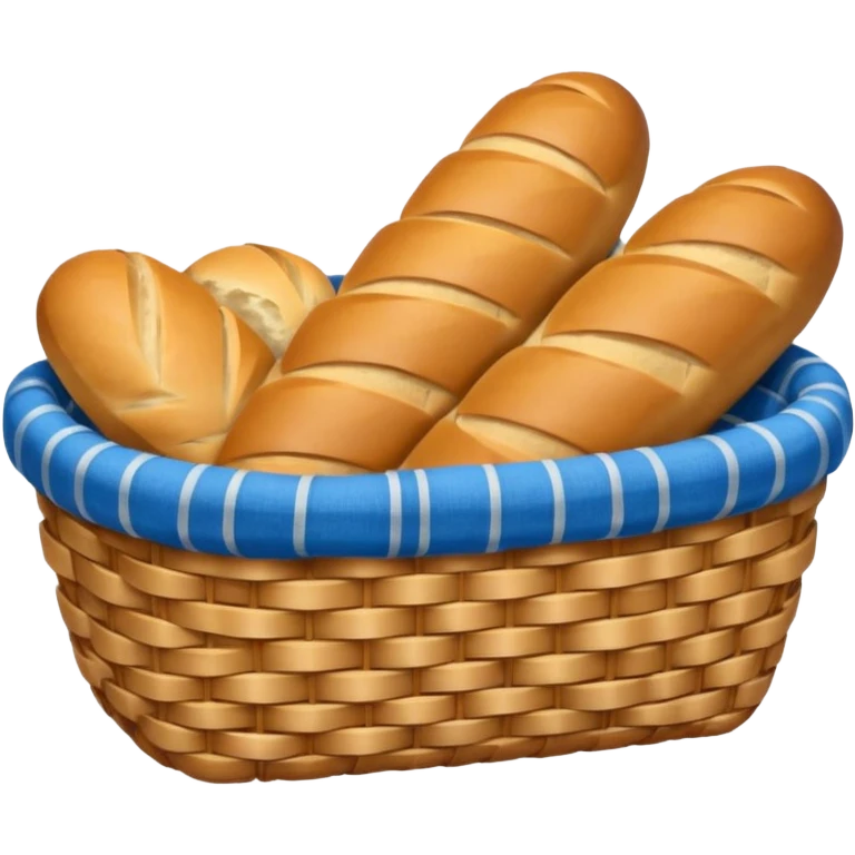 Bread Basket blue  emoji