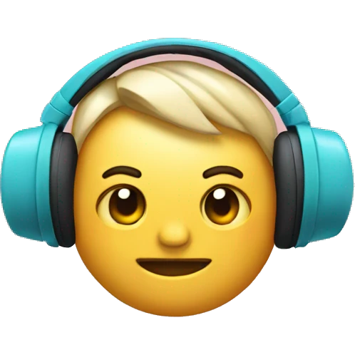 Headphones with bow on sides emoji