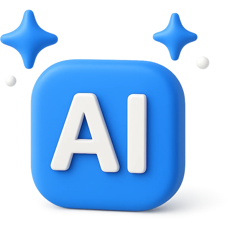 AI logo sparkels emoji