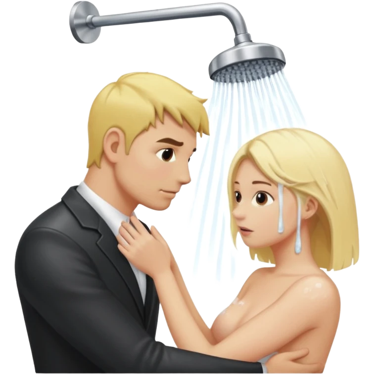 Bdsm male dom forcing female blonde sub to shower emoji
