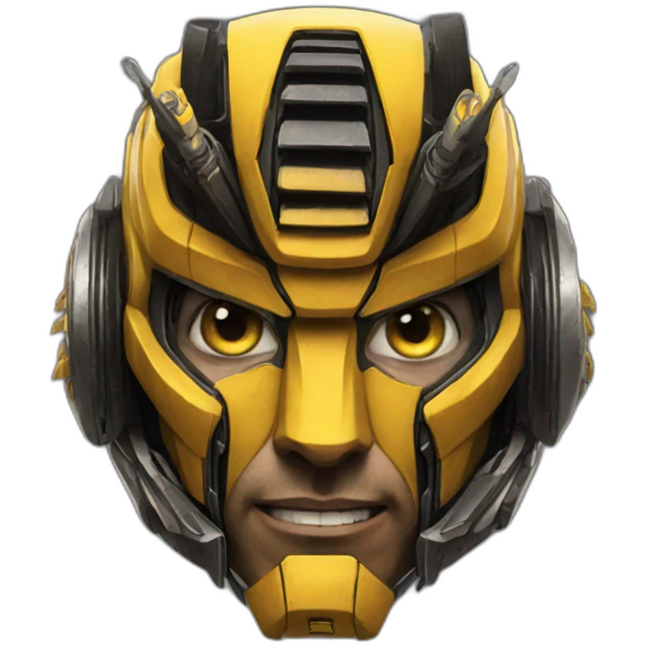 bumblebee-transformer-face emoji