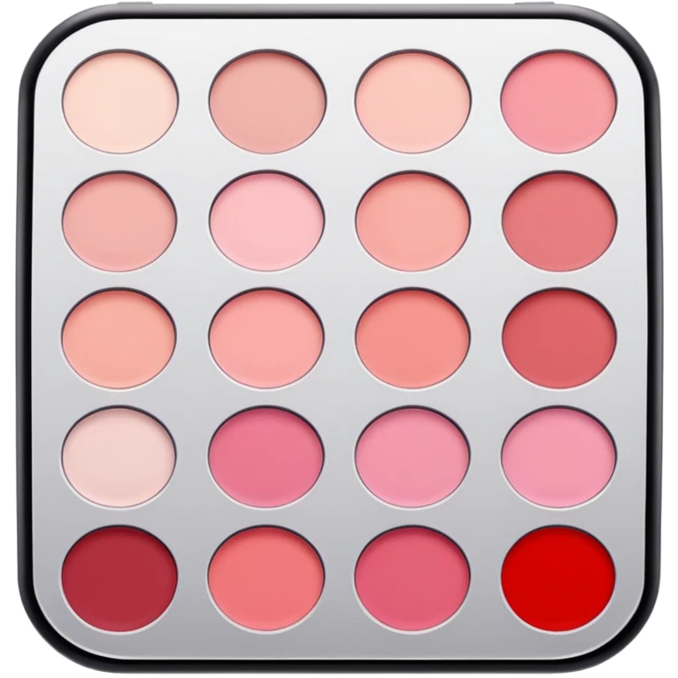 Blush palette pink and red emoji