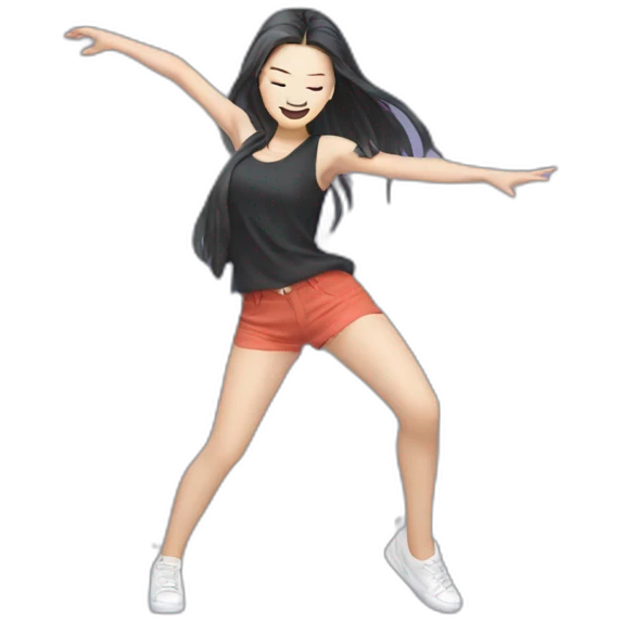kpop girl dancing emoji