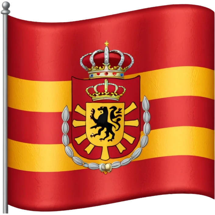 Bandera aspa de borgoña del imperio español emoji