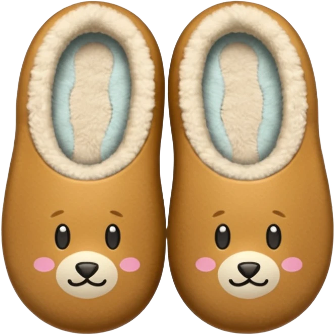 cozy slipper emoji
