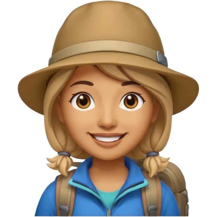 memoji face iphone: celebrity women hiking emoji
