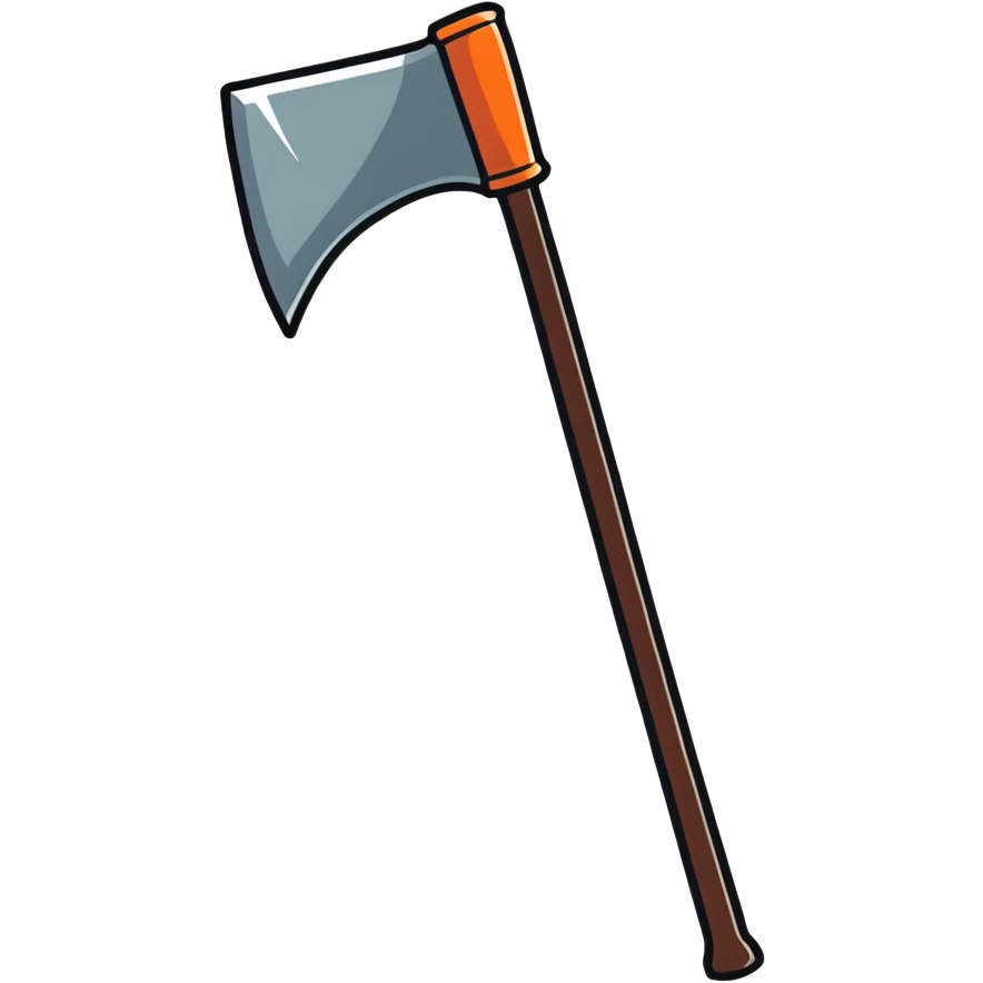 cartoon pickaxe emoji