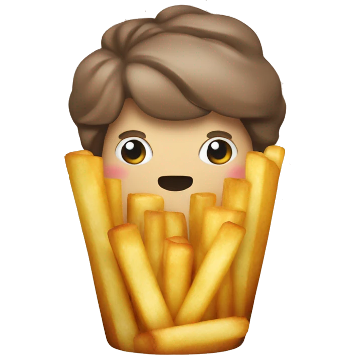 Cute sized fries  emoji
