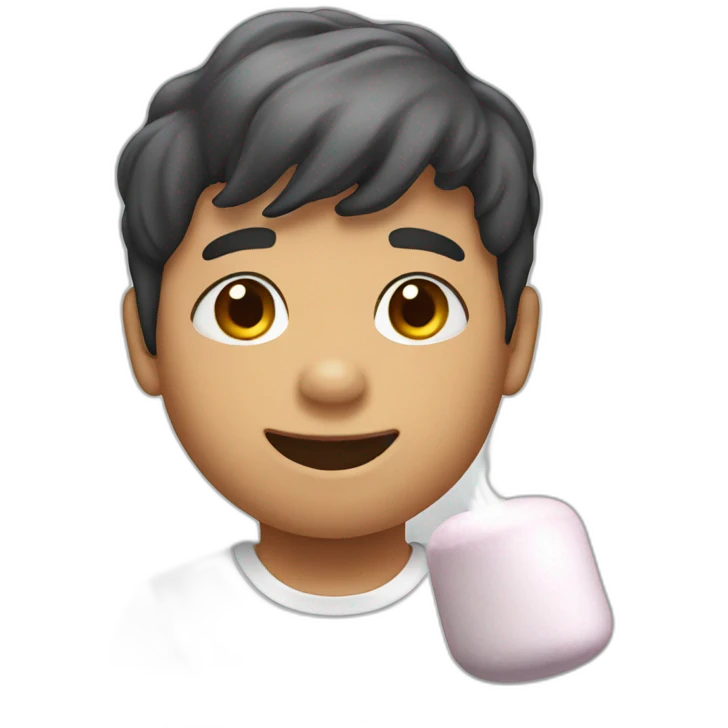 Marshmallow boy emoji