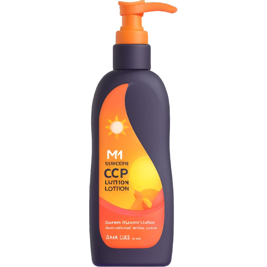 sunscreen lotion bottle emoji