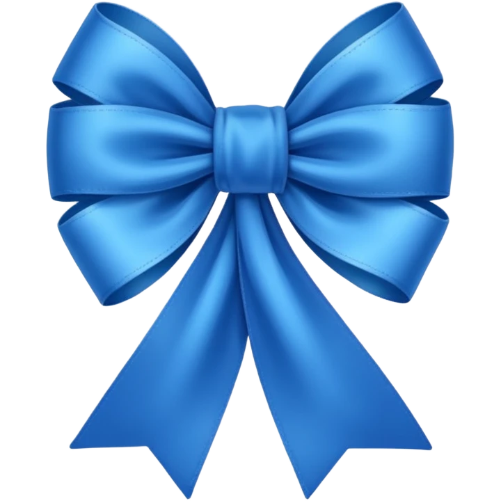 Laço azul  emoji
