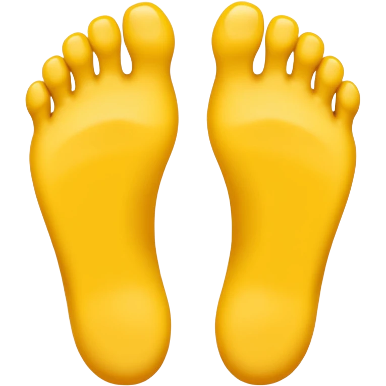 i want a pair of feet on the style of the yellow apple foot emoji emoji